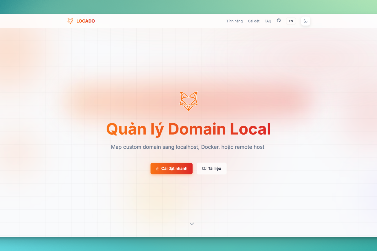 Locado - Quản lý local domain giao diện GUI cho anh em lười gõ lệnh